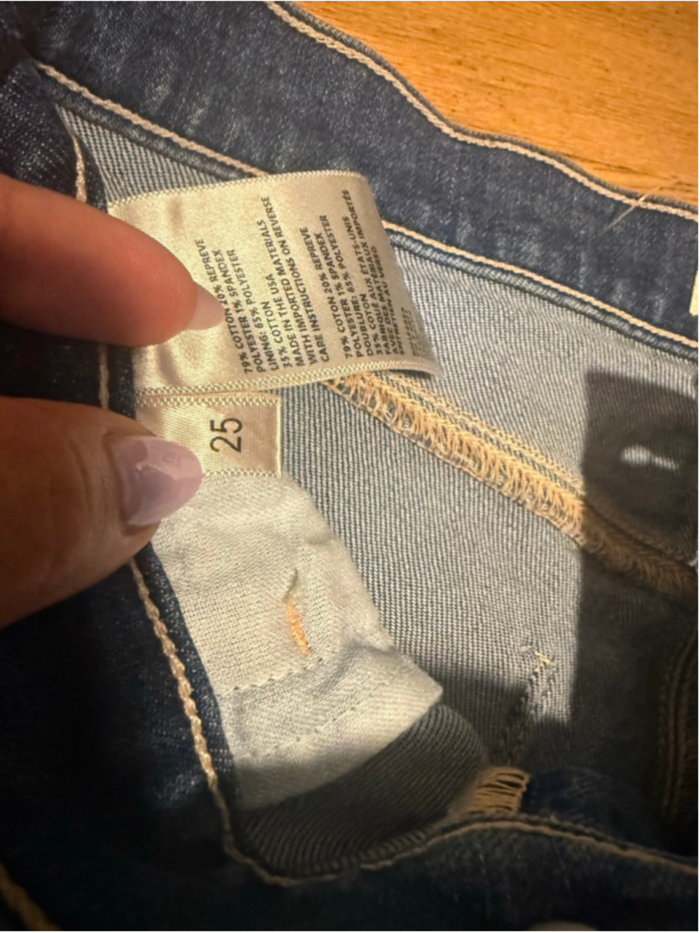 Preowned, Women's L'Agence Sada High-Rise Straight Crop Jeans, medium blue , 25 - Picture 2 of 4